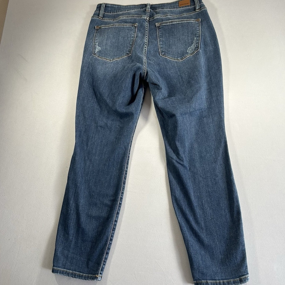 Judy Blue Relaxed Fit Jeans Womens Plus Size 16W Distressed Stretch Denim - Picture 6 of 9